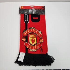 MANCHESTER UNITED NWT Scarf Old Trafford Made in UK Official Merch Collectible